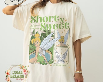 Camiseta vintage Disney Tinker Bell Comfort Colors, camiseta Tinker Bell Neverland 1953, camiseta Peter Pan, camiseta Fada Mágica, camisetas Disneyworld