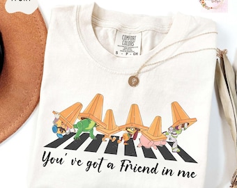 Koszulka „Toy Story”, koszulka „Masz we mnie przyjaciela”, koszulka z postaciami Pixara, koszulka „Toy Story” w stylu retro Disneya, koszulka „Disney Trip”, koszulka rodzinna Disneya