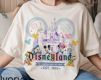 Camiseta de Disneyland Est. 1955, Camisetas de Disneyland, Camiseta de viaje a Disneyland, Camiseta de Disneyland 2025, Camiseta de vacaciones en Disneyland, Camiseta de Mickey Friends
