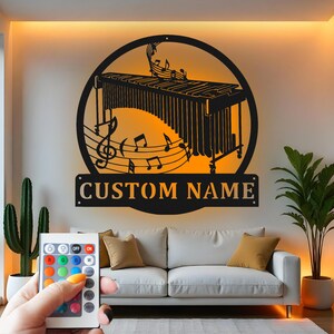 Custom LED Musician Metal Wall Art: Personalized Music Decor