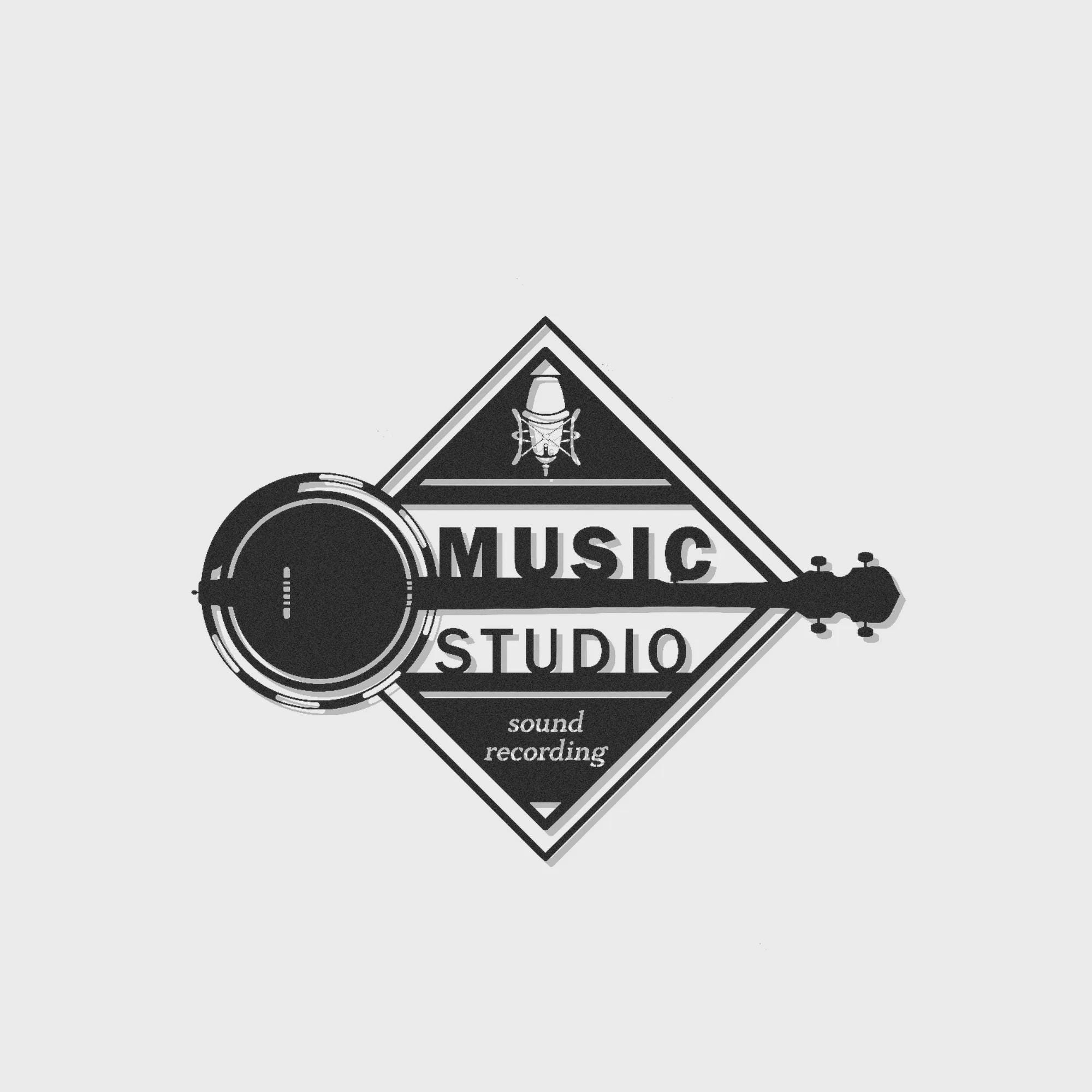Custom Music Studio Metal Wall Art With RGB LED Lights | Sound