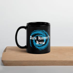 Anime Hunter Mug - Gatekeeper’s Brew Coffee | Anime Mug | Gamer Gift | Fantasy Coffee Cup