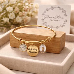 Der Glaube verschiebt Berge Armband - Einzigartiger Schmuck für Sie - GraceStoneFactoryCo