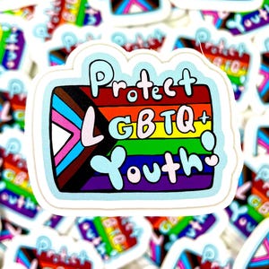 2.5” LGBTQIA+ Vinyl Sticker – Waterproof & Durable Pride Decal