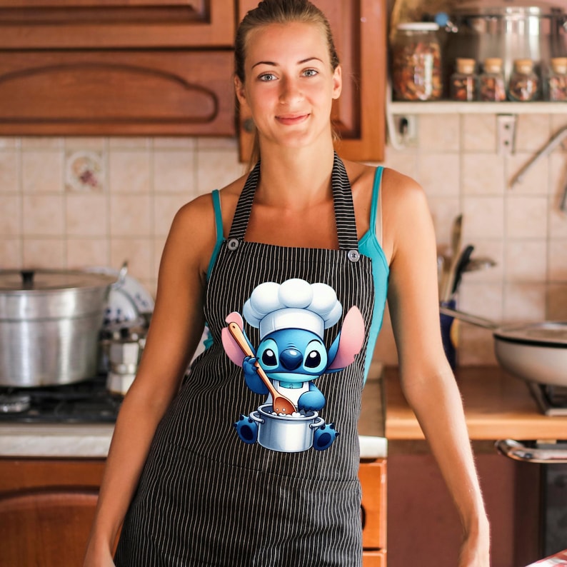 30+Chef Stitch Clipart- Stitch PNG , Mothers Day PNG, Cute Disney Clipart,Stitch SVG, Digital Download,  Cricut Sublimation,Disney Printable