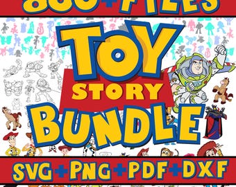 Toy Story PNG SVG Bundle: All Characters, Printable Designs (Digital Download)