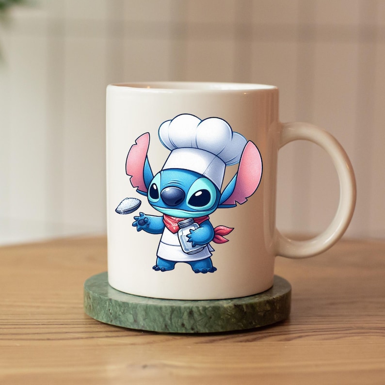 30+Chef Stitch Clipart- Stitch PNG , Mothers Day PNG, Cute Disney Clipart,Stitch SVG, Digital Download,  Cricut Sublimation,Disney Printable