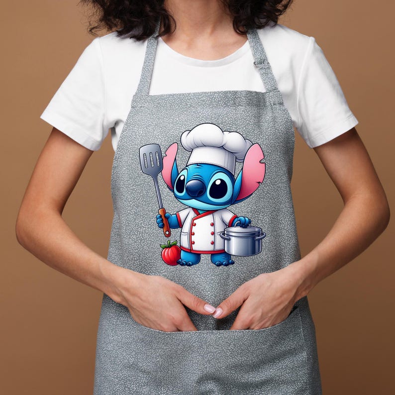 30+Chef Stitch Clipart- Stitch PNG , Mothers Day PNG, Cute Disney Clipart,Stitch SVG, Digital Download,  Cricut Sublimation,Disney Printable