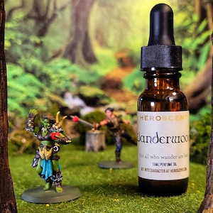 Wanderwood: Fantasy Fragrance Oil | Druid, Ranger Perfume | Amber, Apple, Sandalwood Scent | Nature-Inspired RPG Perfume for DnD TTRPG