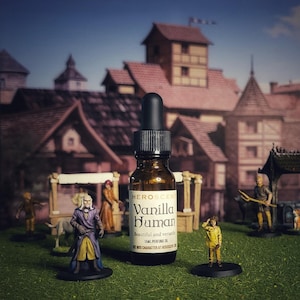 Vanilla Human: Fantasy Fragrance Oil | Soft Vanilla Perfume | Tahitian Vanilla, Sandalwood, Amber Scent | DnD TTRPG Inspired