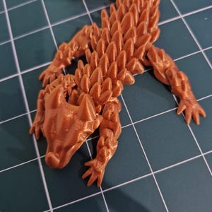 3d printed flexible dragon