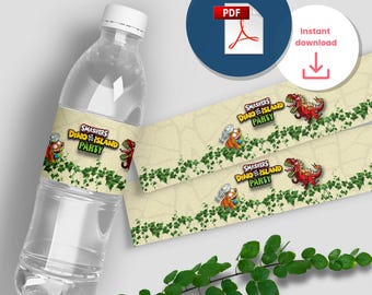 Smashers Dino Island Bottle Labels (PDF)