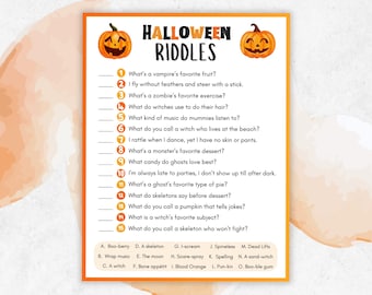 Zagadki na Halloween, Zagadki do druku, Gry z zagadkami, Noc gier na Halloween, Gry w pracy na Halloween, Gra na Halloween dla nastolatków, Zagadki dla dorosłych