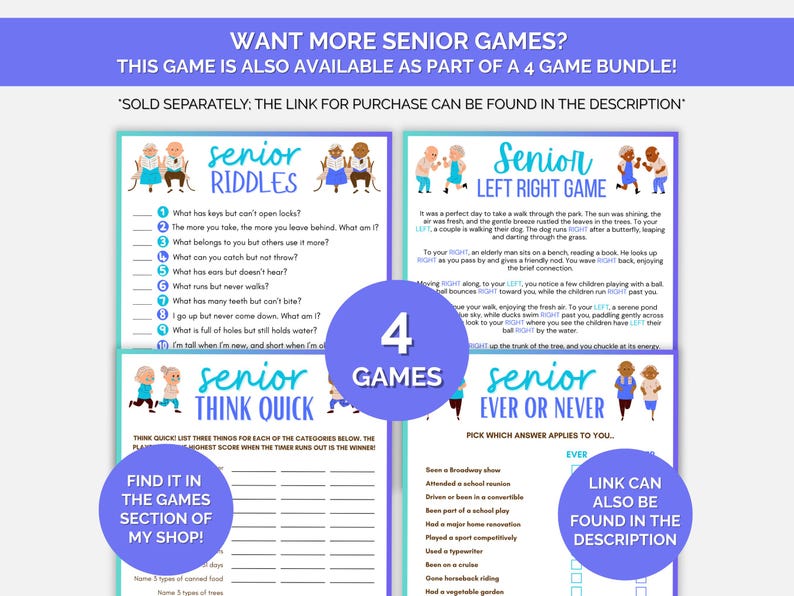 Senior Riddles Worksheet Printable Senior Riddles, Elderly Games, Senior Adult Games, Printable Riddles ...