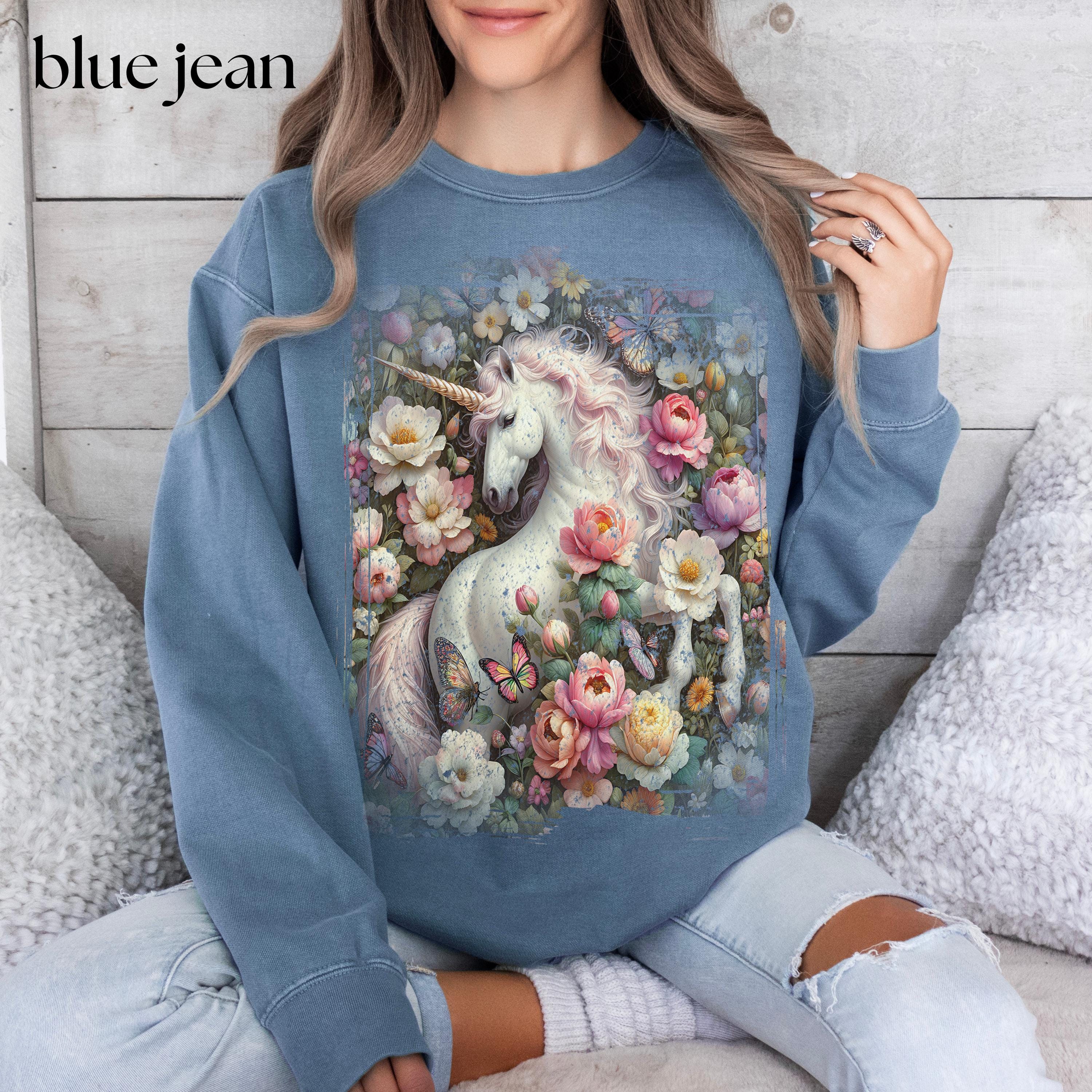 Unicorn Sweatshirt - Etsy