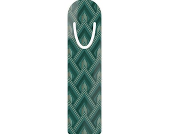 Geometric Pattern Bookmark, Stylish Reading Marker, Gift for Book Lovers, Unique Book Accessory, Eco-Friendly Reading Tool
