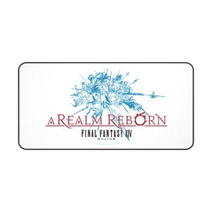 Alfombrilla de escritorio y ratón para juegos de Final Fantasy XIV A Realm Reborn (FFXIV/FF14)