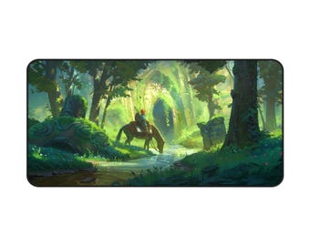 ゼルダの伝説 ブレス オブ ザ ワイルド デスクマット、ゲーミングマウスパッド、デスクアクセサリー、オフィスデスク装飾、アニメギフト