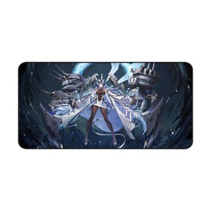 New Jersey Azur Lane Gaming Desk Mat, Gaming Accessories, Large Desk Protector, Computer Desk Mat, Desk Decor