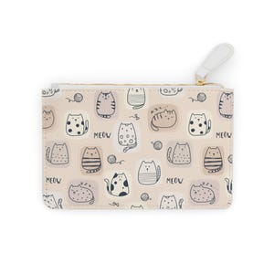 Cute Cat Mini Clutch Bag - Chic Animal Print Pouch, Perfect for Parties, Travel, Everyday Use, Gift for Her