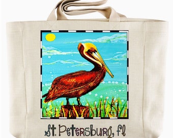 Pelican Personalized Tote Bag