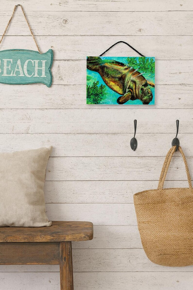 Manatee Tile Manatee Ceramic Tile - Etsy