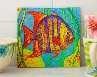 Angel Fish Ceramic Tile