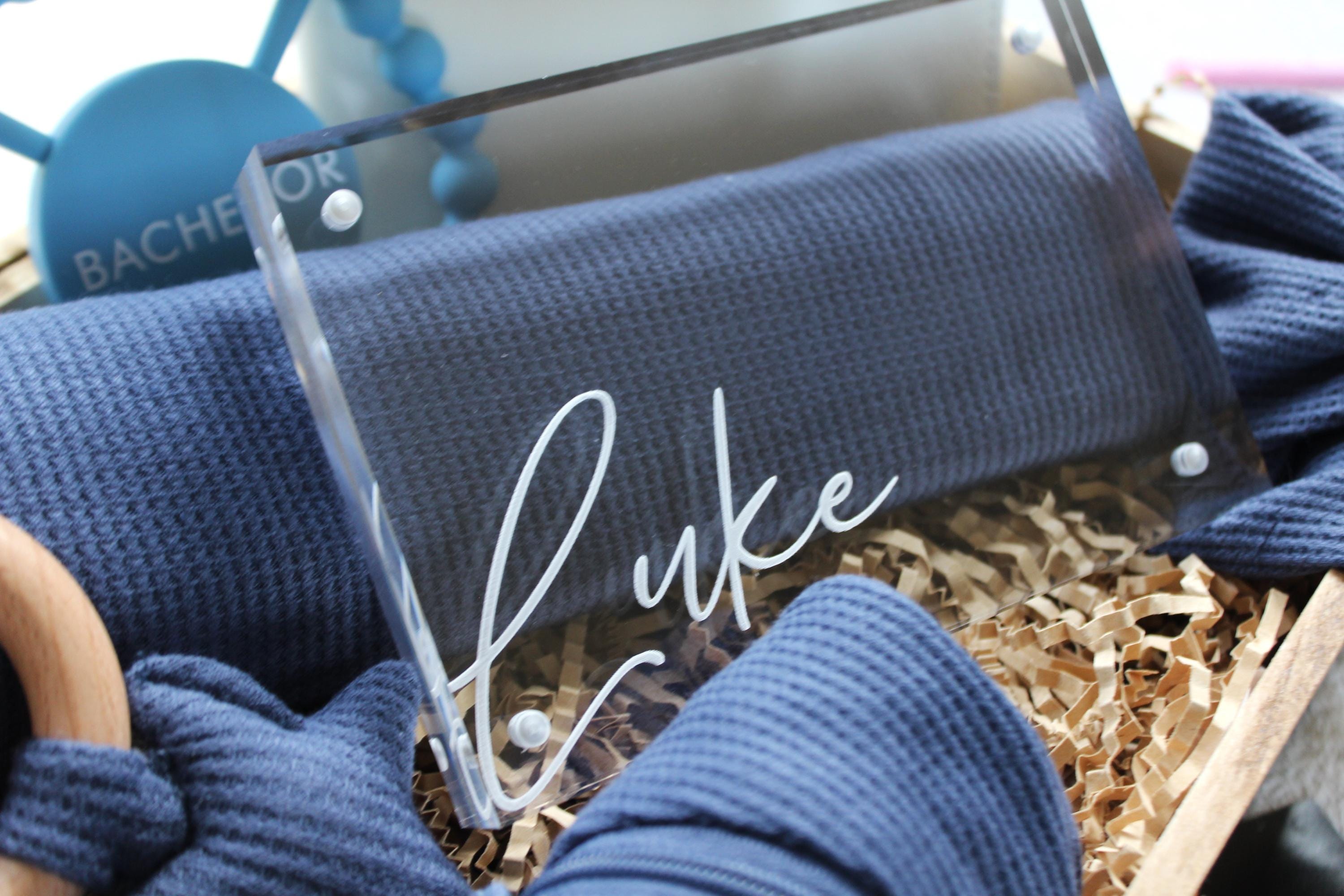 Acrylic Picture, Custom Picture Frame, Acrylic Frame, Custom Frame, Baby Gift, Baby Shower Gift, Name Picture Frame,