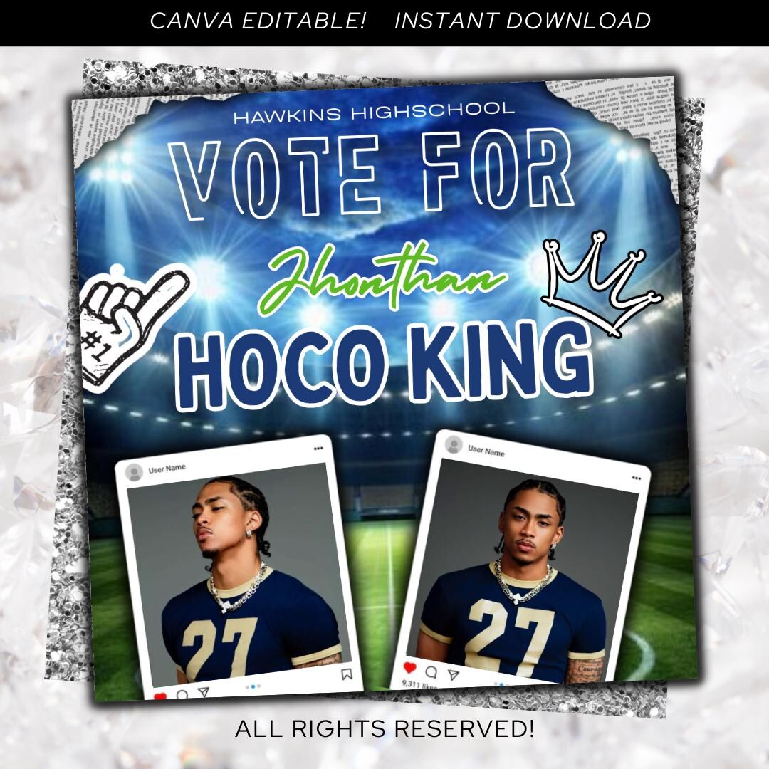 Homecoming King Flyer , Homecoming Flyer , Homecoming Campaign Flyer ...