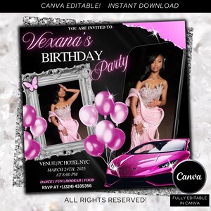 Elite Birthday Party Flyer Template | Bday Flyer | Party Flyer| Birthday Party Invitation Flyer| Premade Birthday Flyer|  Birthday Bash