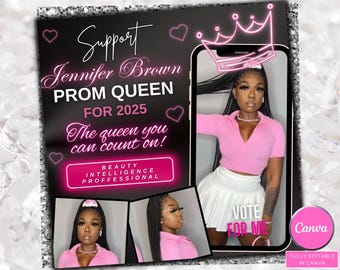 Prom Send Off Flyer, DIY Prom Flyer, Prom Canva Template, Prom Send Off, Prom Send Off Event, Editable, DIY Canva, Instant Download