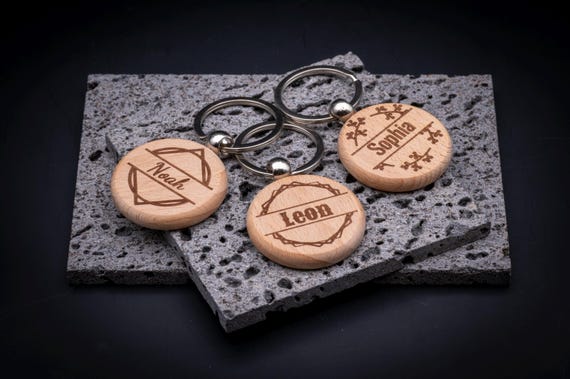 Schlüsselanhänger Partner Gravur personalisiert – Pärchen Geschenk Jahrestag – Liebesgeschenk