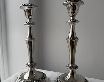 アンティーク ゴーハム シルバープレート キャンドルスティック 1914