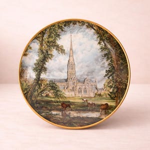 Vintage Salisbury Cathedral Collector Plate by Lord Nelson Pottery