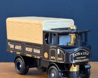 Vintage Style Tate & Lyle Sugar Refiners Toy Truck - Diecast Model Vehicle