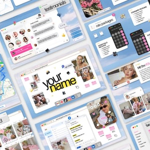 UGC-portfölj Canva-mall, webbplats och mediakit, UGC (direktnedladdning) bild 2