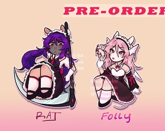 PRE-ORDER | Content Smp - 2.5" Acrylic Keychain: Doctor4t and Folly