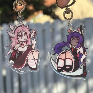 コンテンツ Smp - 2.5 インチ アクリル キーチェーン: doctor4t と Folly