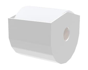 Protector de papel higiénico a prueba de mascotas, fabricado en Los Ángeles. Protege el rollo de papel higiénico de perros y gatos. Evita que las mascotas jueguen y tiren del papel higiénico.
