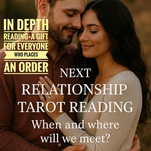Prochaine relation lecture de tarot|Pensée du futur sur l&#39;amour| Lecture psychique de l&#39;âme soeur | Conseils précis en matière d&#39;amour et de relation, quand et où ? Le même jour