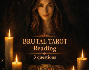 Brutal Truth Tarot Reading | 3 Questions with Honest, Direct Answers – Same Day Delivery