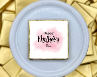 50 pezzi di cioccolatini personalizzati per la festa della mamma, bomboniere personalizzate per la mamma, regali commestibili per la mamma, bomboniere di cioccolato personalizzabili, idea regalo unica per la festa della mamma