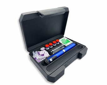 Dual Injection Pen Storage Case for Insulin and Peptide Pens with Vial Organizer