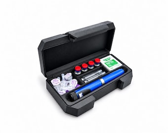 Insulin and Peptide Pen Case with 4 3ml Vial Slots and Cartridge Storage