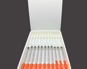 11 Slot Prefilled Syringe Storage Case – Slim Organizer for Injection Supplies
