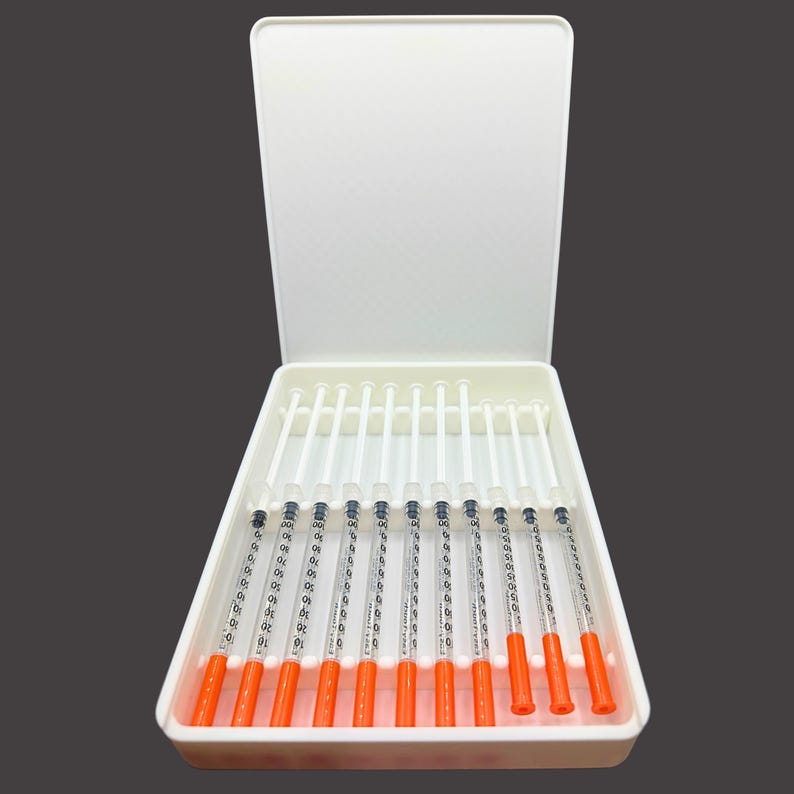 Injection Boxes 11 Slot Prefilled Syringe Storage Case – Slim Organizer for Injection ...