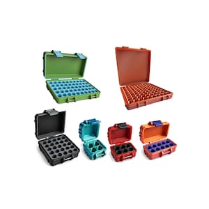 3ml Vial Storage Case with Hinged Lid, Peptide Organizer for 4–100 Vials