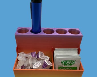 GLP-1 Injection Pen Organizer: Compact Desktop Storage Tray