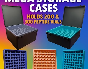 200–300 Vial Storage Case – High Capacity Organizer for 3ml Vials