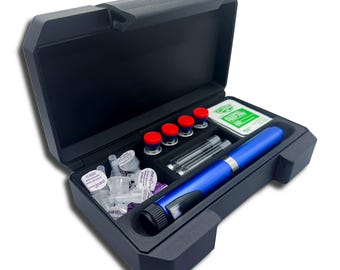 Injection Pen Storage Case: Insulin, Peptide, & Vial Organizer